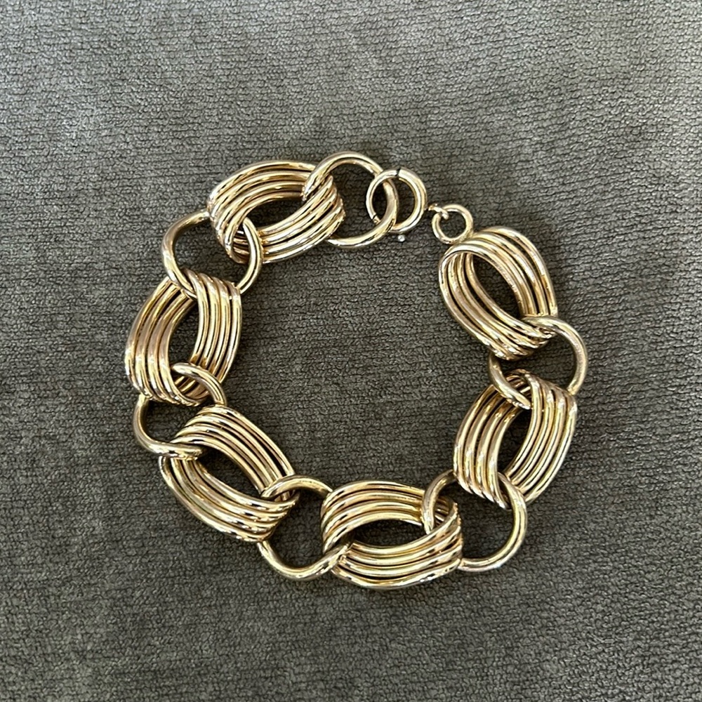 Chunky Gold Filled Link Bracelet